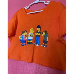 The Simpsons crop top